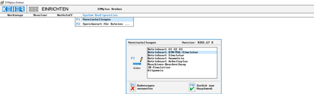 Voreinstellungen_PAL_Drehen